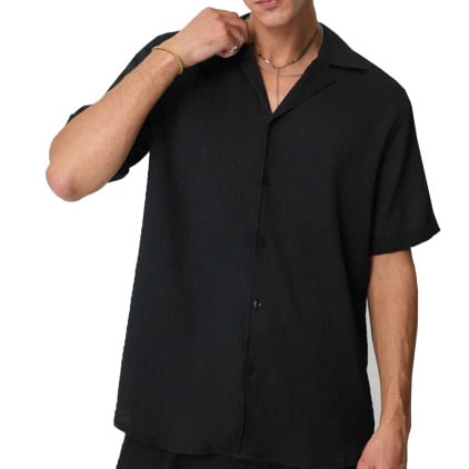Ensemble Chemisette - Pantalon - Noir Frilivin