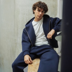 Ensemble Veste - Pantalon Jogging Bleu Marine Frilivin