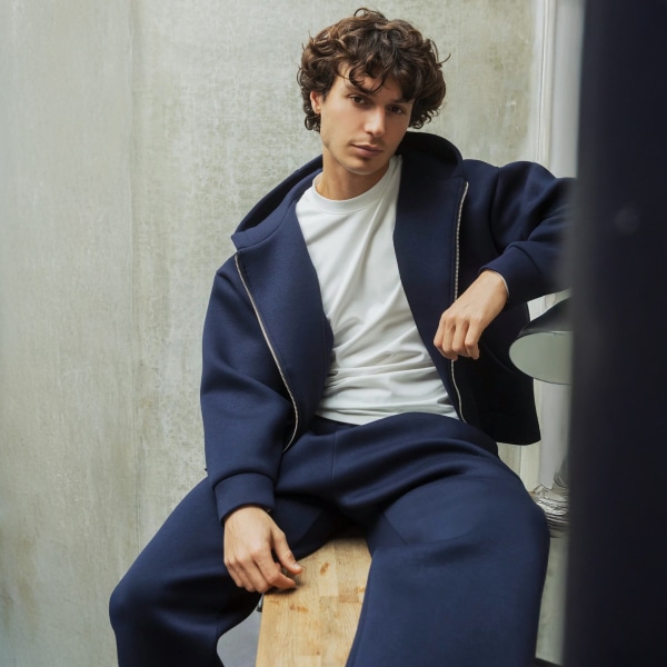 Ensemble Veste - Pantalon Jogging Bleu Marine Frilivin