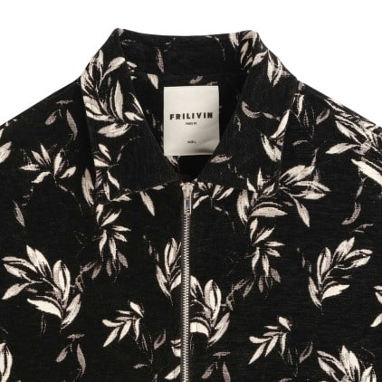 Veste Feuillage Noire Frilivin