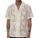 Frilivin Embroidered Shirt - Off White