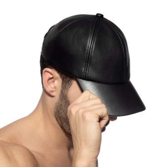 Casquette Rub Noire AD Fetish
