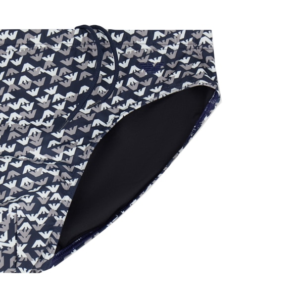 Slip de Bain All Over Logo Lycra Emporio Armani
