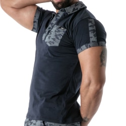 TOF Paris Camo Polo Shirt - Navy