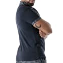 TOF Paris Camo Polo Shirt - Navy
