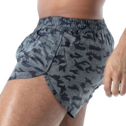 Short Rétro Camouflage Bleu TOF Paris