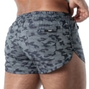 Short Rétro Camouflage Bleu TOF Paris