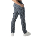 TOF Paris Camo Cargo Pants - Blue
