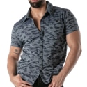 Chemisette Camouflage Bleu TOF Paris