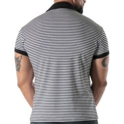 Polo Marinière Noir TOF Paris
