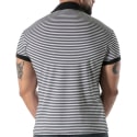 Polo Marinière Noir TOF Paris