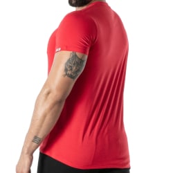 T-Shirt Col V Rouge TOF Paris