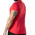 T-Shirt Col V Rouge TOF Paris