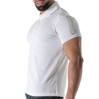 Polo Coton Doux Blanc TOF Paris