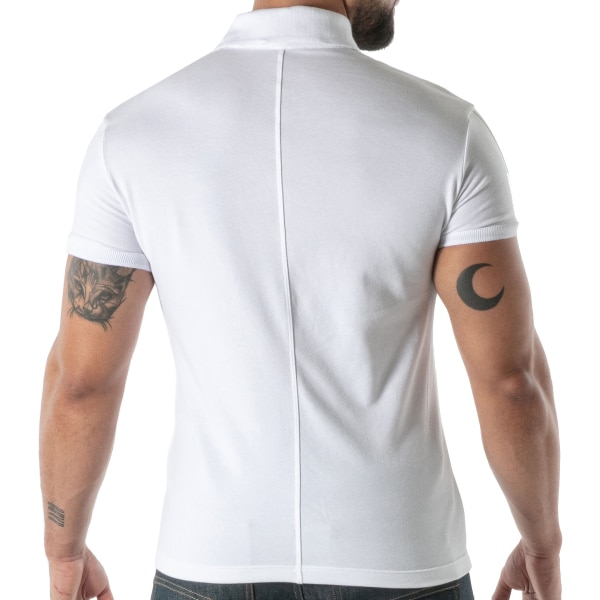 Polo Coton Doux Blanc TOF Paris