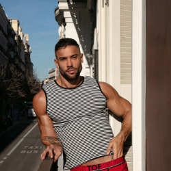 TOF Paris Sailor Tank Top - Black