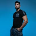 T-Shirt Camo Bleu Marine TOF Paris