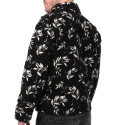 Veste Feuillage Noire Frilivin