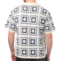 Chemisette Granny Square Blanche Frilivin