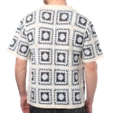 Frilivin Granny Square Shirt - White