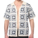 Chemisette Granny Square Blanche Frilivin