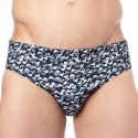 Slip de Bain All Over Logo Lycra Emporio Armani