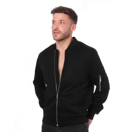 Veste Bomber Noire Frilivin