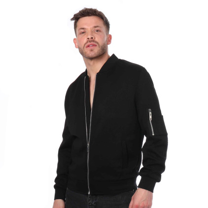 Veste Bomber Noire Frilivin
