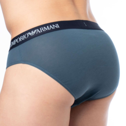 Slip Pure Cotton Bleu Gris Emporio Armani
