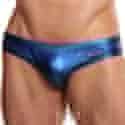 Slip de Bain Aurora Bleu Metallisé Marcuse