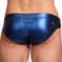Slip de Bain Aurora Bleu Metallisé Marcuse