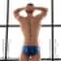 Slip de Bain Aurora Bleu Metallisé Marcuse