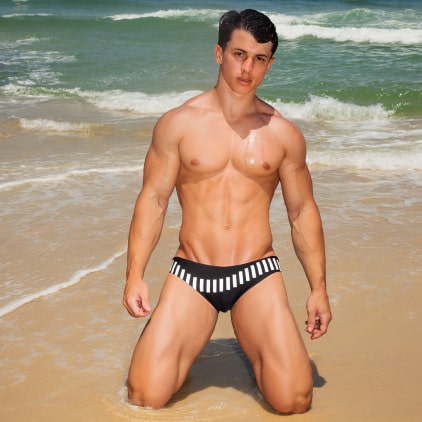 Slip de Bain Verve Noir Marcuse