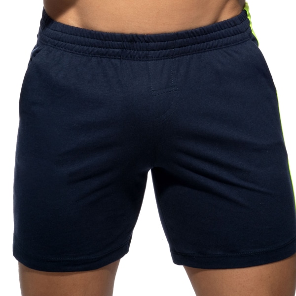 Addicted Logo Band Shorts - Navy