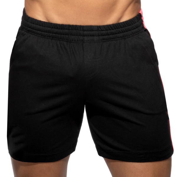 Addicted Logo Band Shorts - Black