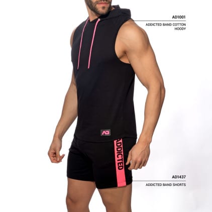 Short Bande Logo Noir Addicted