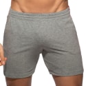 Short Bande Logo Gris Chiné Addicted