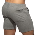 Short Bande Logo Gris Chiné Addicted