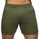 Addicted Logo Band Shorts - Khaki