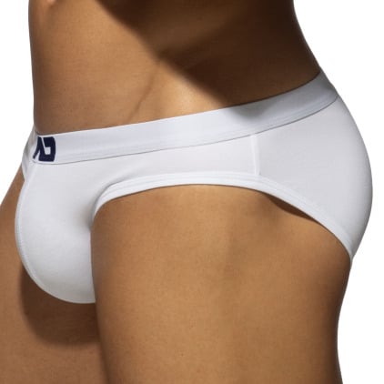 Lot de 3 Slips Bikinis AD Essential Blanc - Marine - Noir Addicted