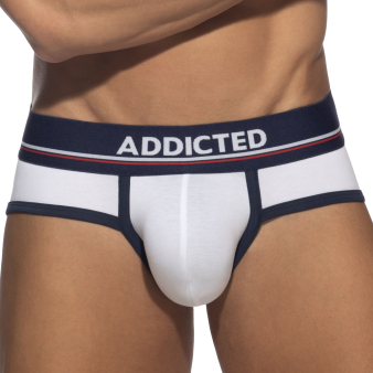 Addicted Cotton Briefs - White