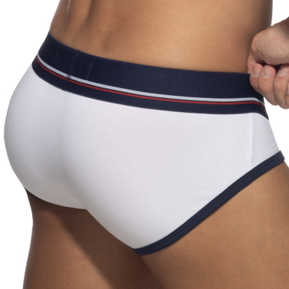 Addicted Cotton Briefs - White