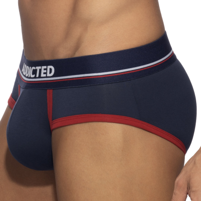 Addicted Cotton Briefs - Navy
