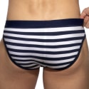 Slip Basic Colors Sportive Blanc - Marinière Addicted