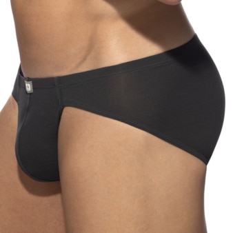 Slip Bikini Basic Colors Second Skin Gris Anthracite Addicted