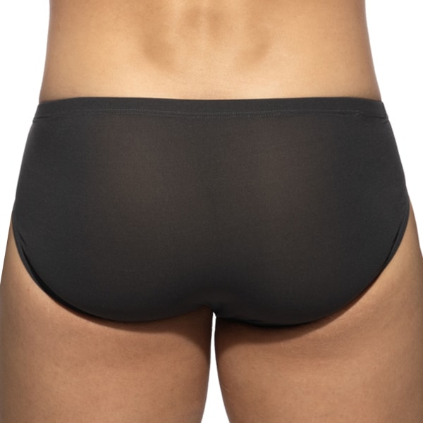 Slip Bikini Basic Colors Second Skin Gris Anthracite Addicted
