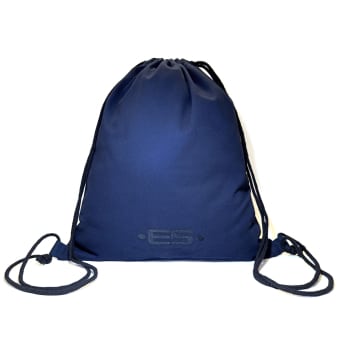 Sac de Plage en Coton Bleu Marine ES Collection