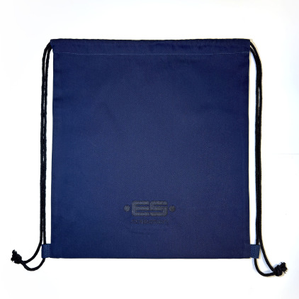 Sac de Plage en Coton Bleu Marine ES Collection
