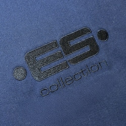 Sac de Plage en Coton Bleu Marine ES Collection