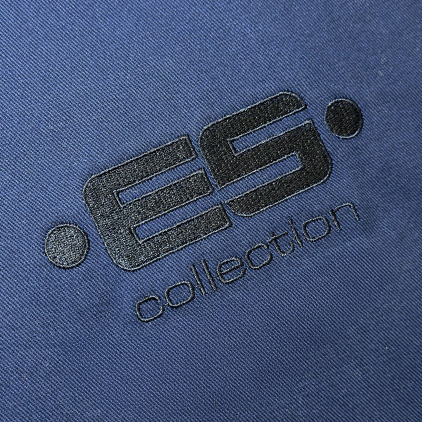 Sac de Plage en Coton Bleu Marine ES Collection